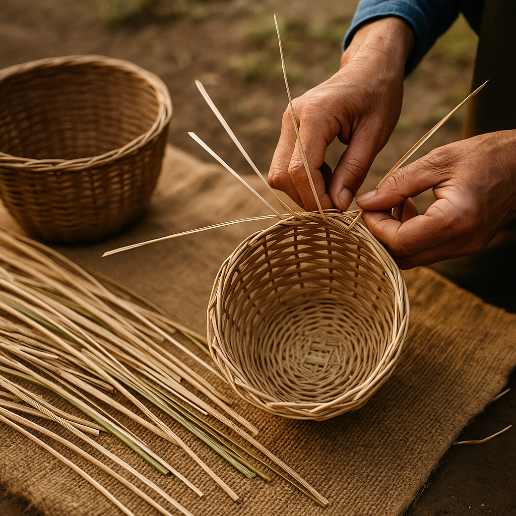 Basket Weaving With Artisan